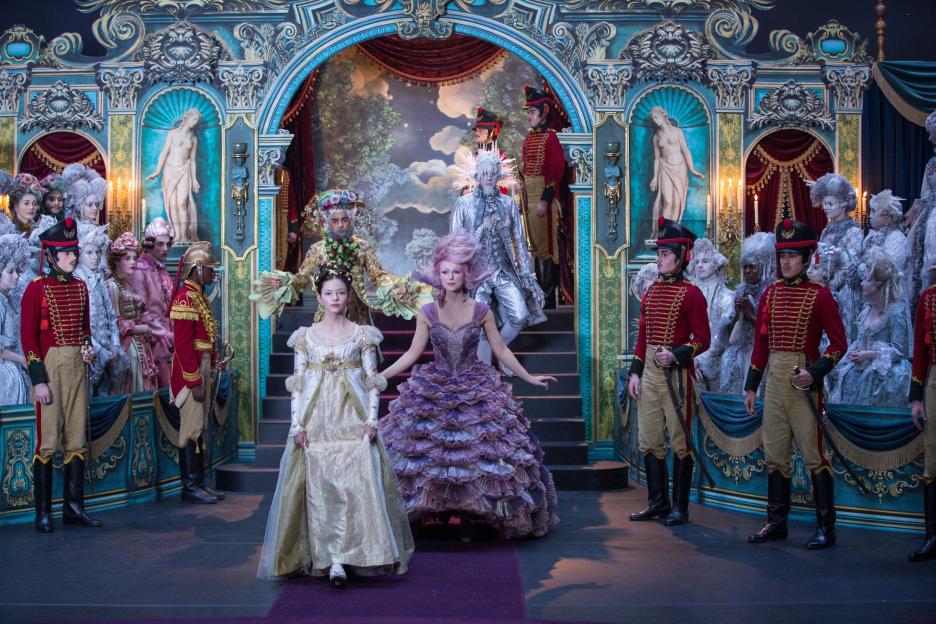 The Disney Nutcracker and the Four Realms has gorgeous sets. There's a little something that the whole family can enjoy! See my family review of Disney's Nutcracker. #DisneysNutcracker #Christmastraditions #nutcracker