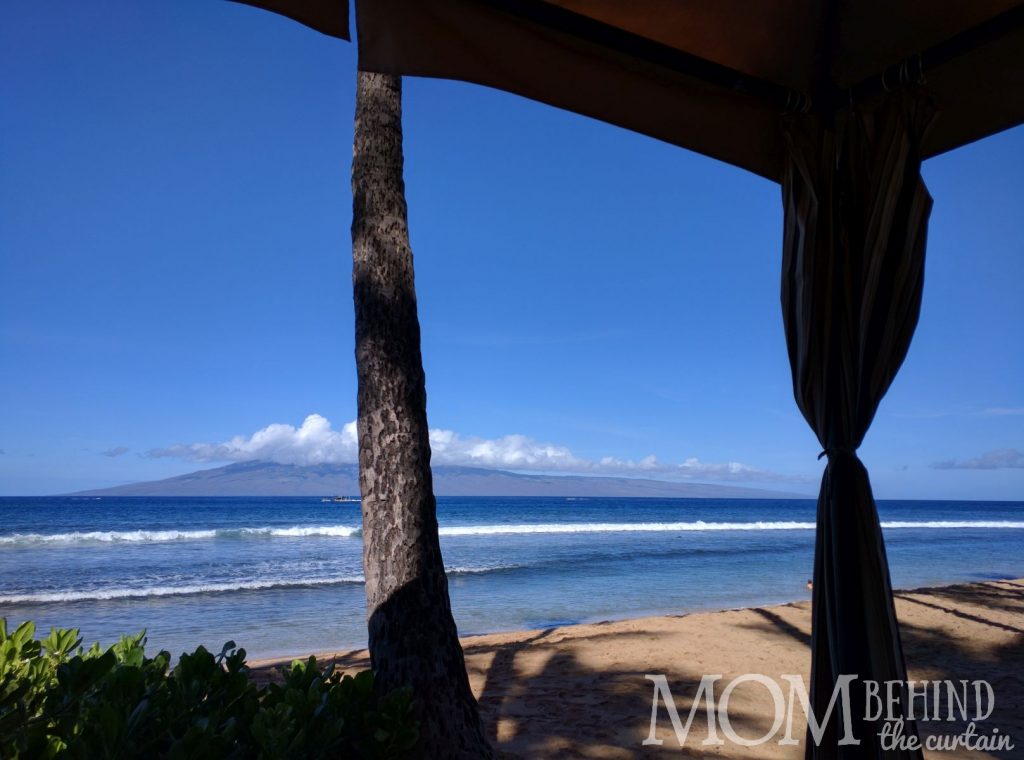 Maui Hyatt beachside cabana