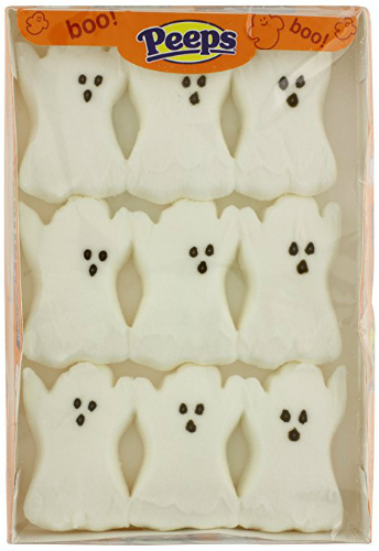 Peeps ghosts for Halloween cake