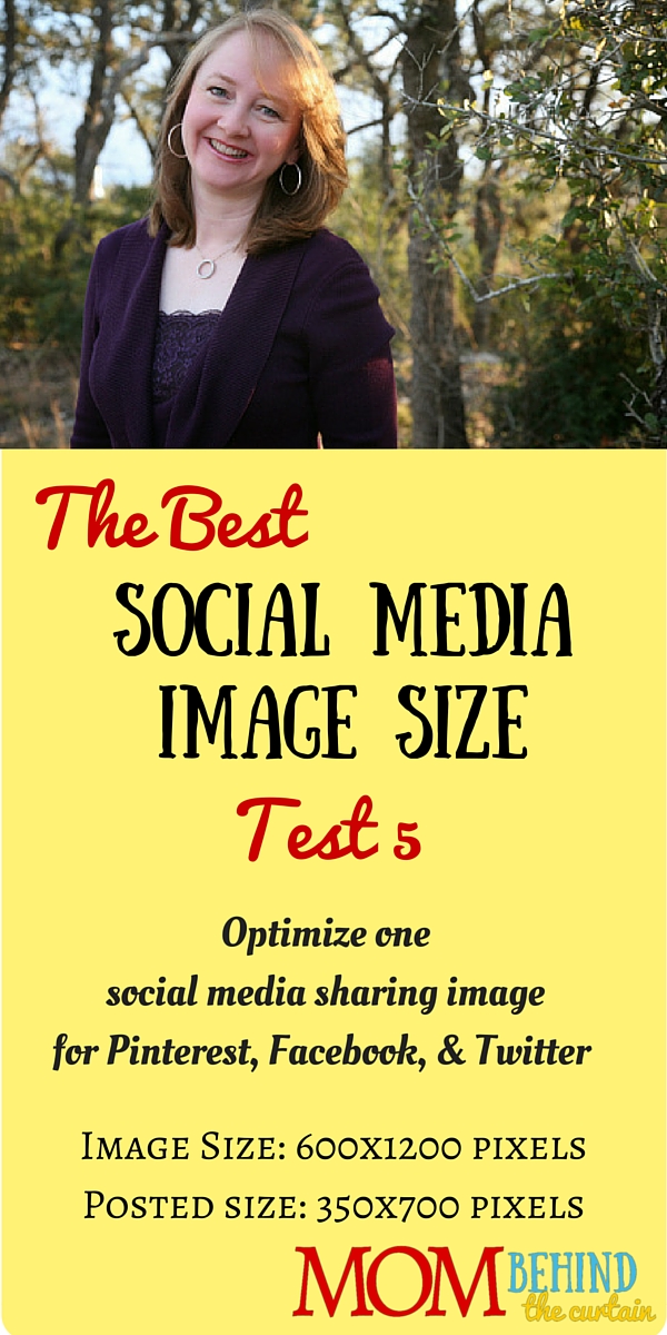 Test 4 of trying to find the best social media image size, a single image that will work for social sharing images on Facebook, Twitter, and Pinterest.