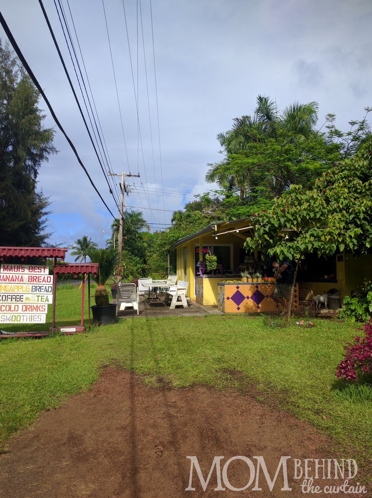 Fruit stand - best place to eat onRoad to Hana 