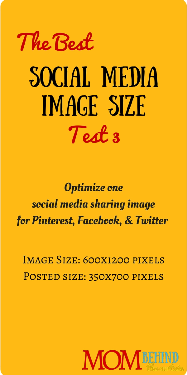 sTest 3 of trying to find the best social media image size, a single image that will work for social sharing images on Facebook, Twitter, and Pinterest.